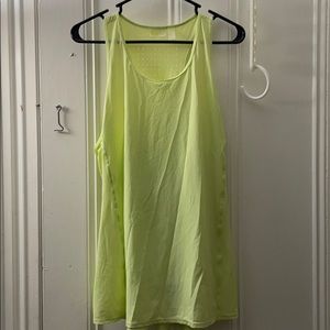 Lime yellow tank